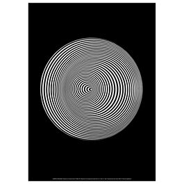Marina Apollonio Dinamica Circolaire poster