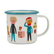 Modern artists enamel mug