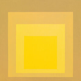 Josef Albers: Study for Homage to the Square: Departing in Yellow