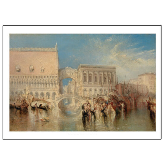 JMW Turner Venice Bridge of Sighs (poster)