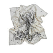 Hew Locke The Bugler silk scarf