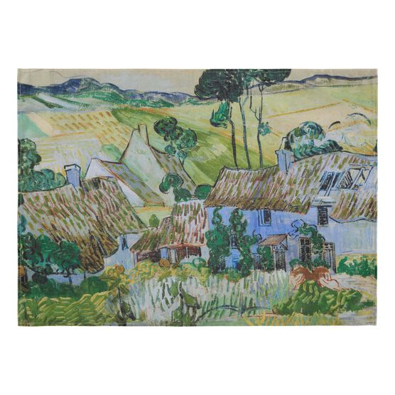 Van Gogh Farms near Auvers tea towel