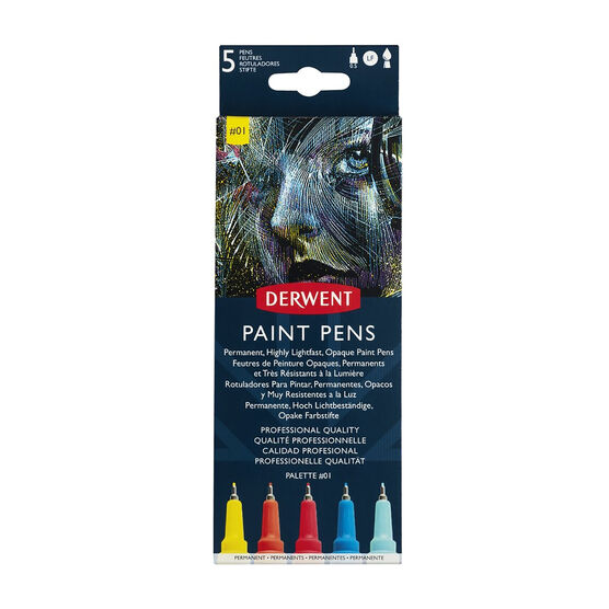 Fine line paint pen set