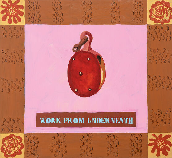 Lubaina Himid: Metal Handkerchief - Chisel/Pulley