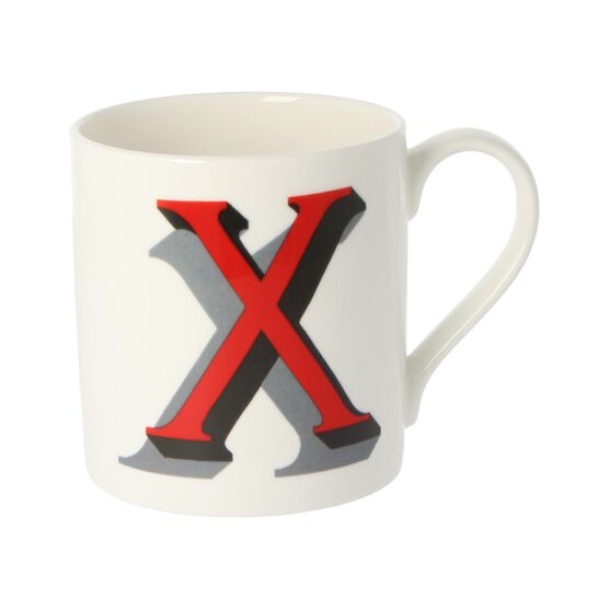 Alphabet of art mug - X