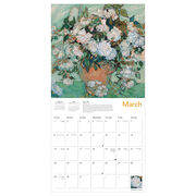 Van Gogh Blooms 2026 wall calendar