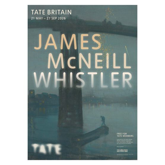 James McNeill Whistler exhibition poster