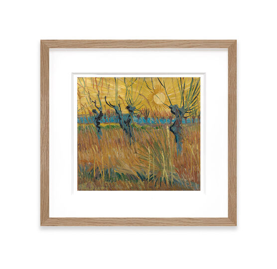 Vincent van Gogh: Pollarded Willows, Arles framed print