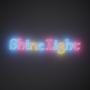 Chila Kumari Singh Burman Shine Light neon light