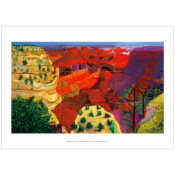 David Hockney The Grand Canyon (poster)