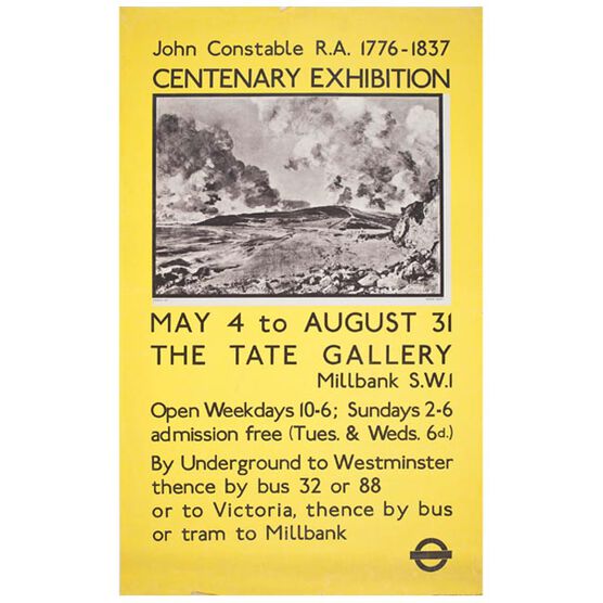 Constable (Tate vintage poster reproduction)