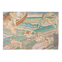 Duncan Grant Bathing tea towel