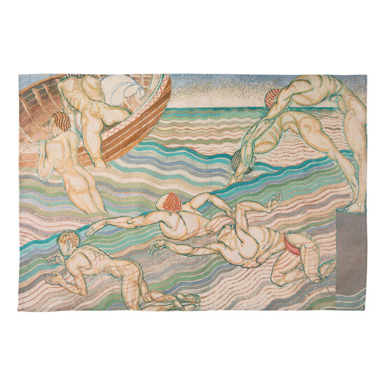 Duncan Grant Bathing tea towel
