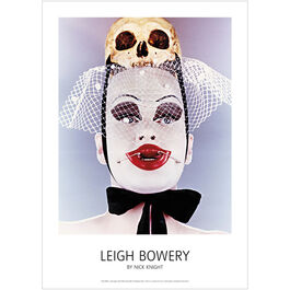 Nick Knight Leigh Bowery with Skull large poster