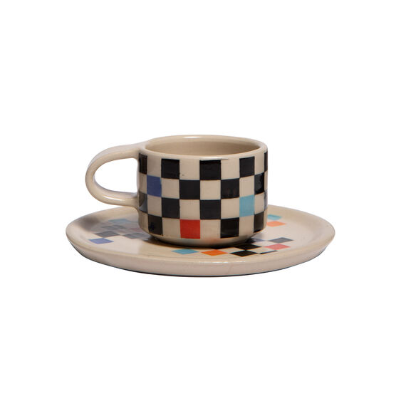 Checkmate espresso cup and saucer