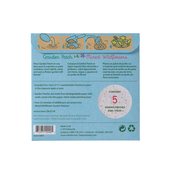 Garden Patch wildflower seed paper