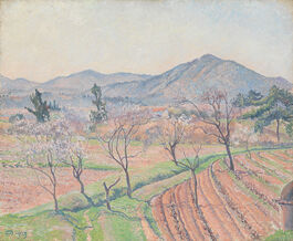 Lucien Pissarro: Almond Trees, Le Lavandou