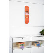 Andy Warhol Campbell's Soup Can orange skateboard - peach