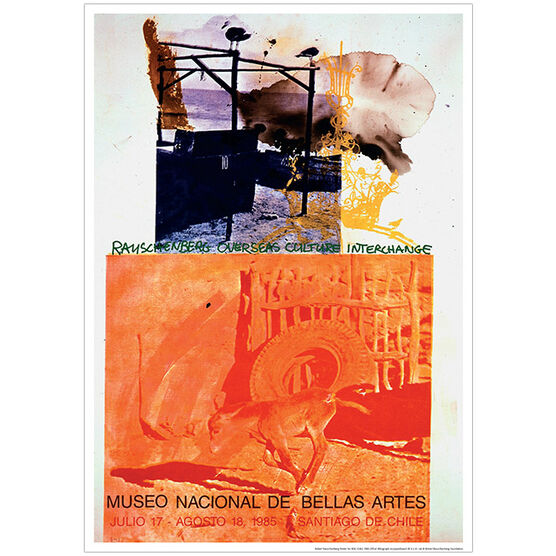 Robert Rauschenberg ROCI Chile (exhibition poster)