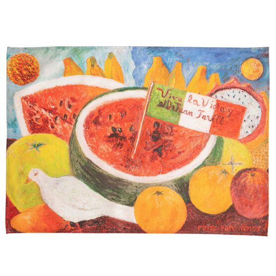Frida Kahlo Long Live Life tea towel