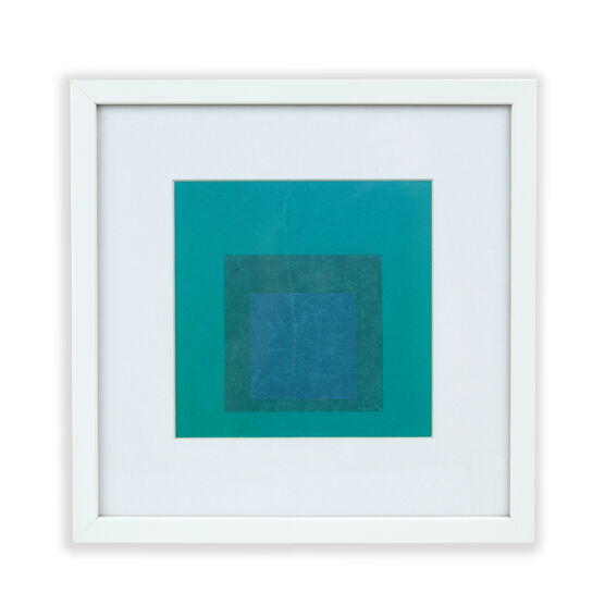 Albers Study for Homage to the Square (framed print)
