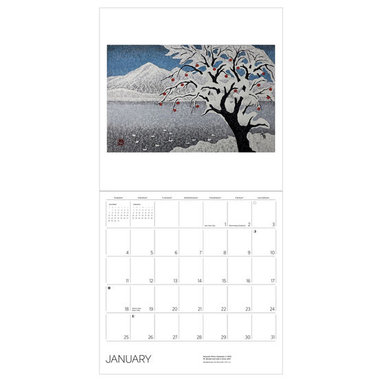 Serenity: Kazuyuki Ohtsu 2026 wall calendar
