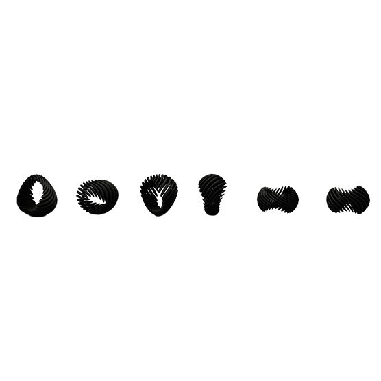 Black flexible ring - from all angles