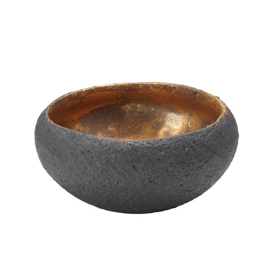 Gold small ceramic bowl