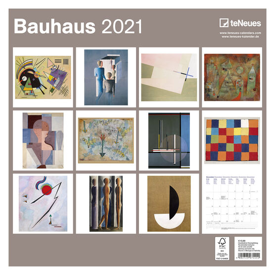 Bauhaus 2021 Calendar Calendars Tate Shop Tate kalender 2021 te neues