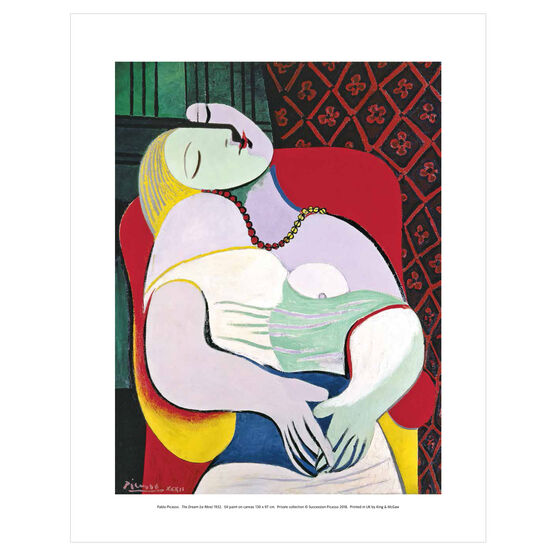 Pablo Picasso: The Dream mini print