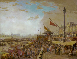 Charles Cundall: Bank Holiday, Brighton