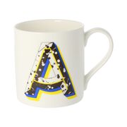 Alphabet of art mug - A