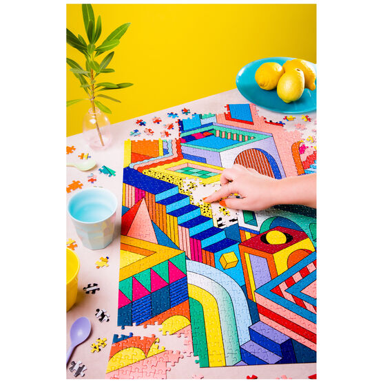 Graphic architecture 1000 piece puzzle