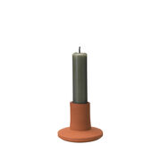 Terracotta candle holder