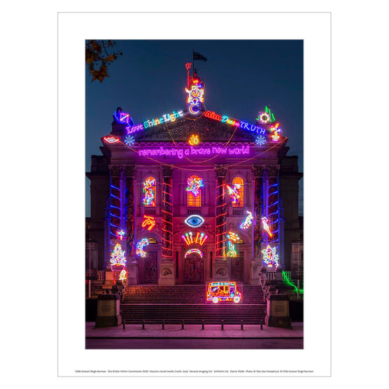 Chila Kumari Singh Burman Remembering a Brave New World art print