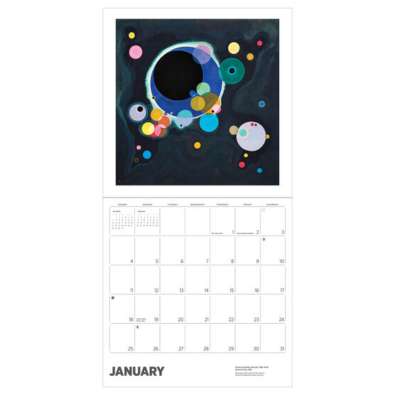 Wassily Kandinsky 2026 wall calendar