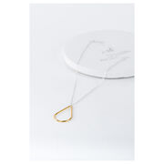 Gold and silver Teardrop necklace