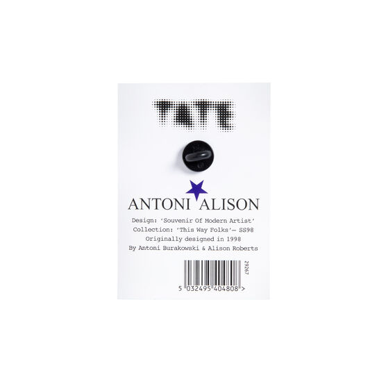 Souvenir of a Modern Artist pin badge