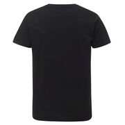 Black back of t-shirt