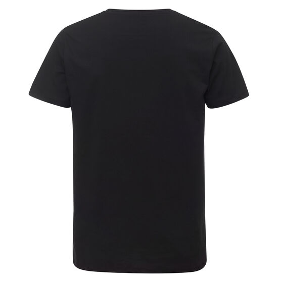 Black back of t-shirt
