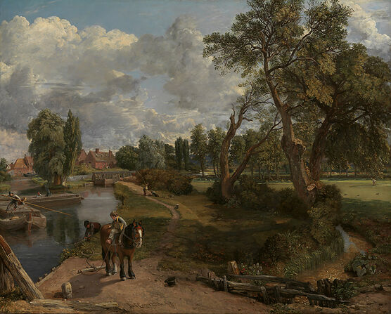 John Constable: Flatford Mill (Scene on a Navigable River)
