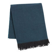 Larkspur blue woven blanket