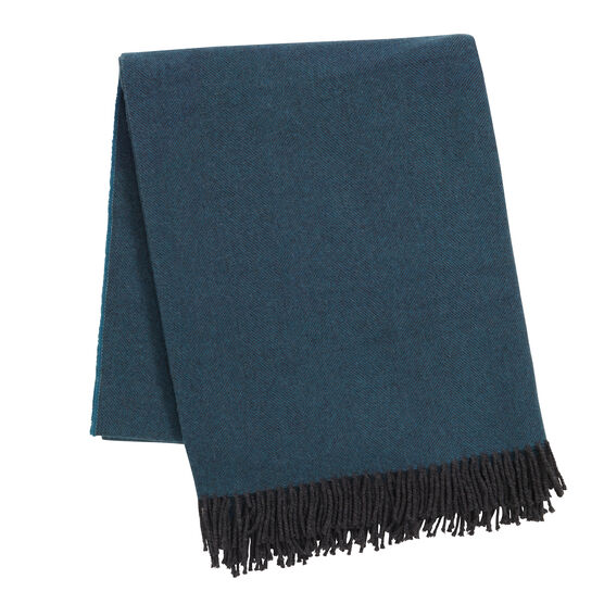 Larkspur blue woven blanket