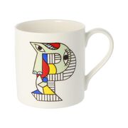 Alphabet of art mug - P
