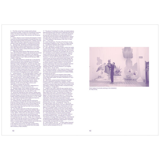 Petrit Halilaj: Very volcanic over this green feather exhibition book