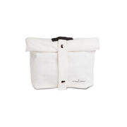 Organic white cotton lunch bag