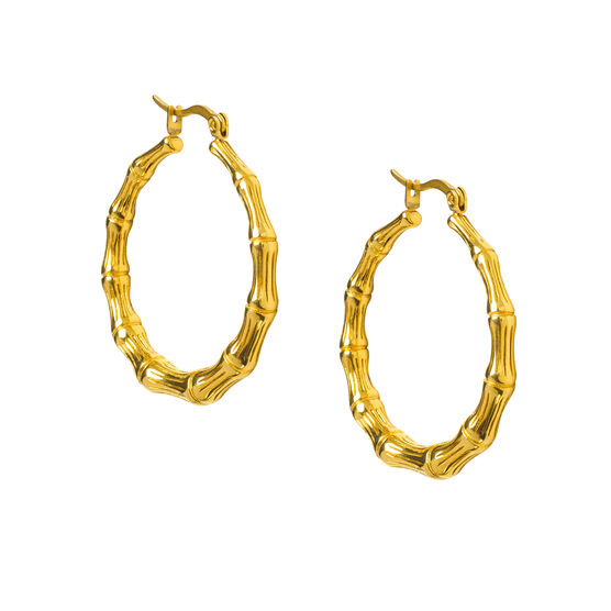 Solange gold hoop earrings