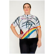 Women's Kandinsky cycling jersey lifestyle