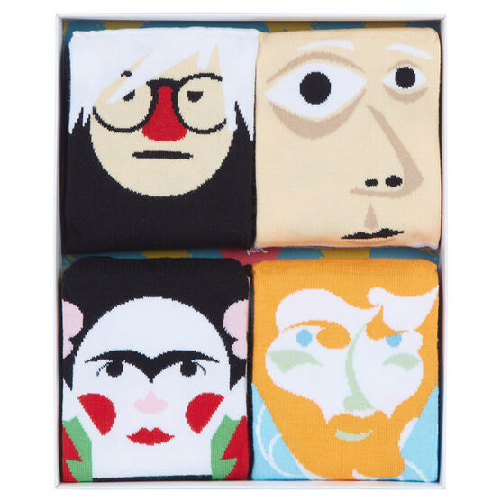 Modern artists socks (set of four)
