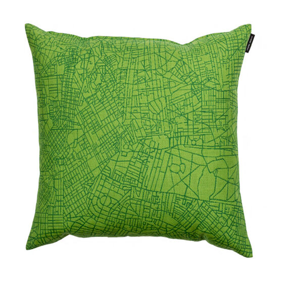 Metropolis cushion - green